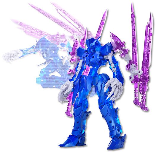 NEXATE PRIME 近接格闘タイプ:V-RAID クリアブルー×メタリックブルーver.