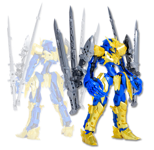 NEXATE PRIME 近接格闘タイプ:V-RAID ナイトブルー×ゴールドver.